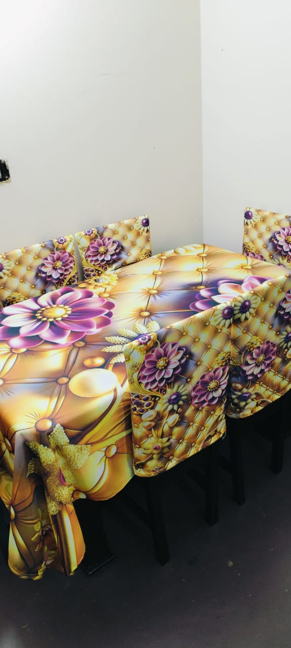 Buy china-premium-3d-print-table-cloth-set-ms-766 at Best Price In Bangladesh