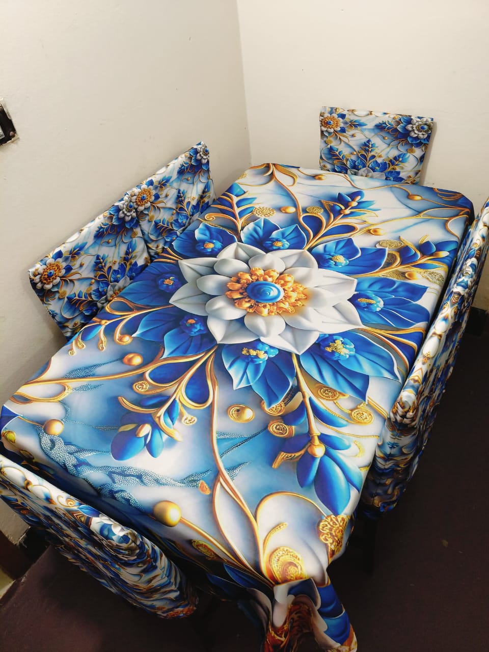 Buy china-premium-3d-print-table-cloth-set-ms-768 at Best Price In Bangladesh