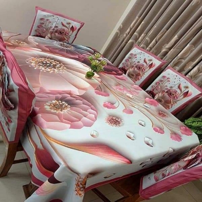 Buy china-premium-3d-print-table-cloth-set-ms-773 at Best Price In Bangladesh