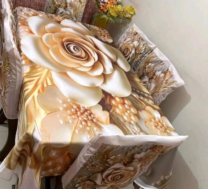 Buy china-premium-3d-print-table-cloth-set-ms-778 at Best Price In Bangladesh