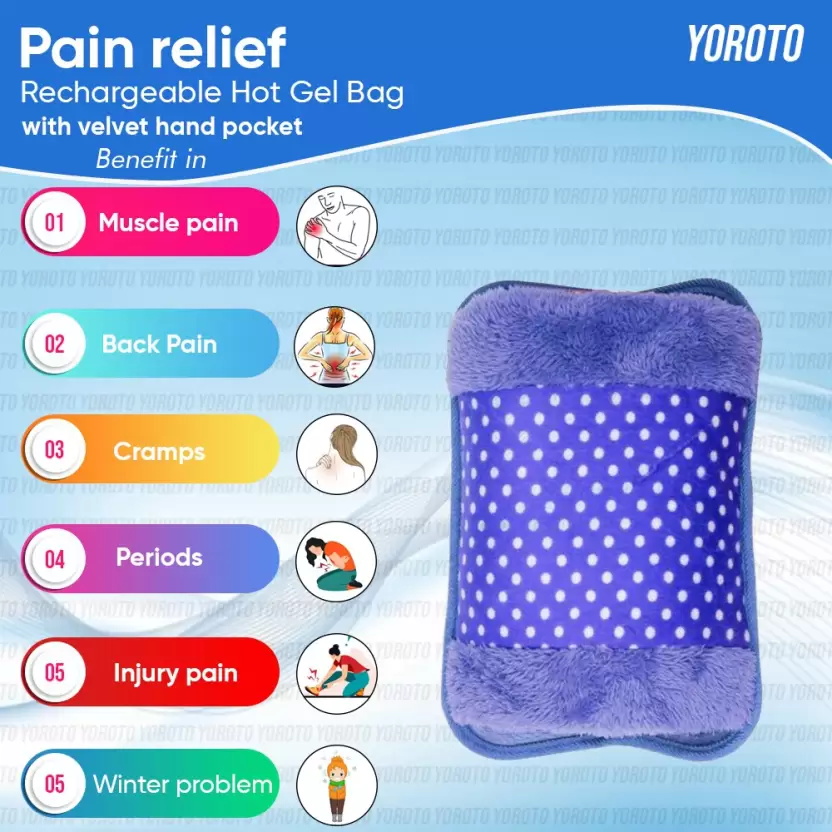 Buy Electric Hot Water Bag Pain Remover - Multicolor Online at Best Price In Bangladesh