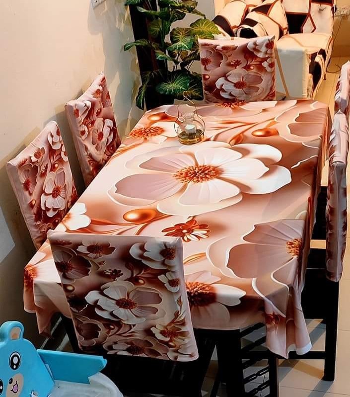 Buy china-premium-3d-print-table-cloth-set-ms-779 at Best Price In Bangladesh