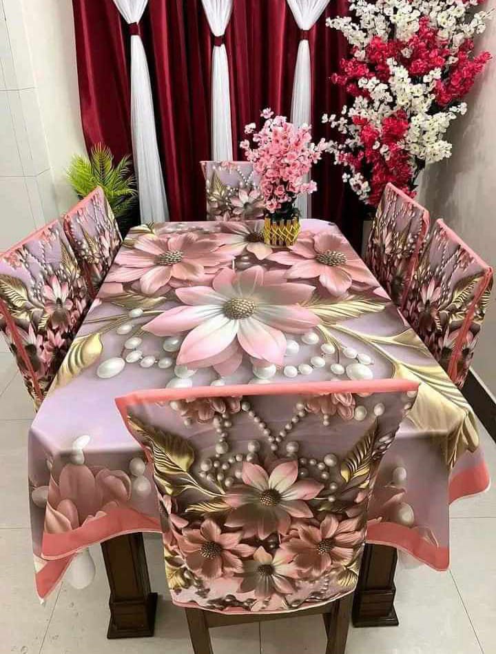 Buy china-premium-3d-print-table-cloth-set-ms-781 at Best Price In Bangladesh