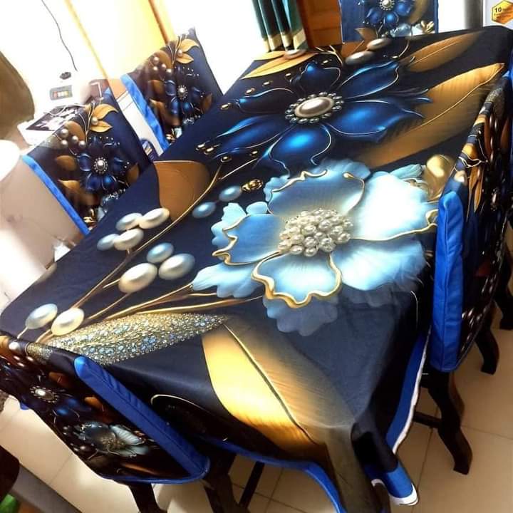 Buy china-premium-3d-print-table-cloth-set-ms-783 at Best Price In Bangladesh