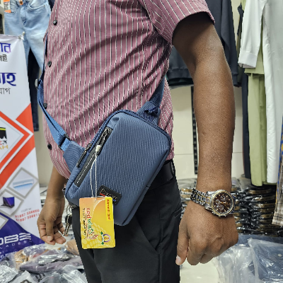 Buy Solid Color Square Men Bags Fashion Zipper Canvas Crossbody Bag  at best price in Bangladesh
