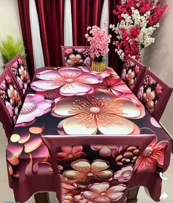 Buy china-premium-3d-print-table-cloth-set-ms-786 at Best Price In Bangladesh