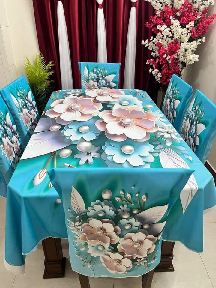 Buy china-premium-3d-print-table-cloth-set-ms-796 at Best Price In Bangladesh