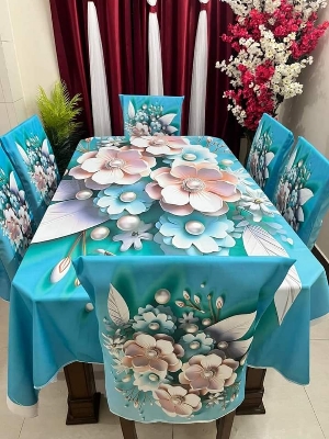 Buy china-premium-3d-print-table-cloth-set-ms-796 at Best Price In Bangladesh