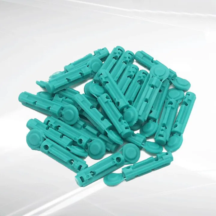  Buy100PCS Per BOX Blood Glucose Sterile Lancet With Scure Cap Blood Glucose Meter Accessories 28G best price in Bangladesh