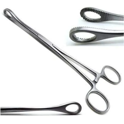 Buy Surgical Instrument Sponge Holding Forceps Straight 8 Inch Medical Grade 410 Stainless Steel Matt Finish Best price in Bangladesh