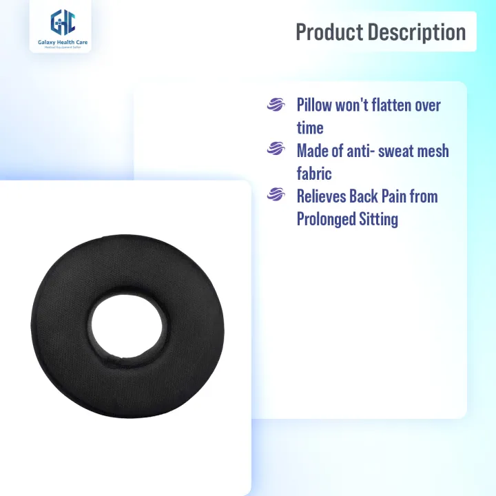  Buy Donut Orthopedic High Density Seat Cushion Relieves Piles, Lower Back Pain, Coccyx, Sciatica used in Office Chairs, Car Seat at Best price in Bangladesh