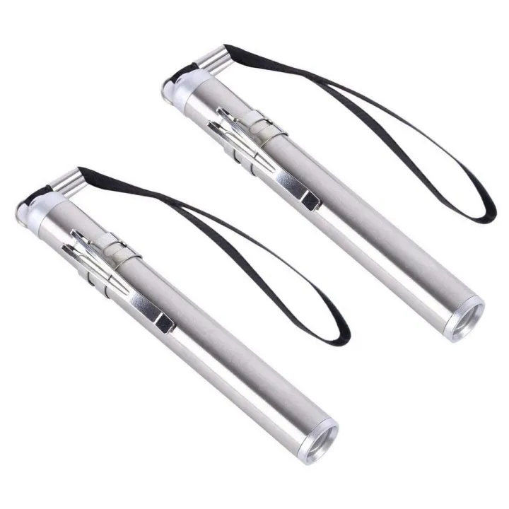  Buy 2 Pack-Camping, Doctor, Dentist, Travel Led Flashlight Pocket Medical Torch Light with Convex Cree Led Best price in Bangladesh