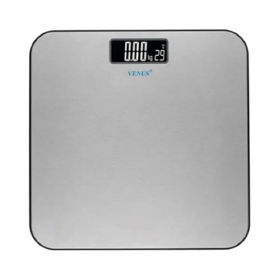  Buy  BRAVO Stainless Steel Digital Body Weight Bathroom Scale Step-On Technology Large Blue LCD Backlight Display, 400, Grey, 12x12 Inch (Pack of 1) Best price in Bangladesh