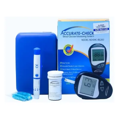 Buy  Accurate Check SHC BG202 Blood Glucose Monitoring Diabetes Machine  Best price in Bangladesh