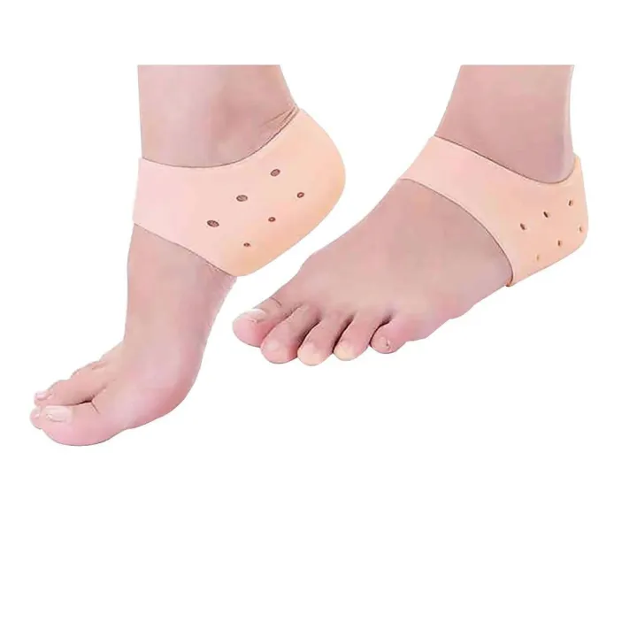  Buy Silicone Gel Heel Pad Socks for Pain Relief for Men and Women (Beige, Free Size) - 1 Pair  Best price in Bangladesh