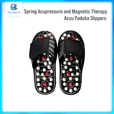  Buy Spring Acupressure and Magnetic Therapy Accu Paduka Slippers for Full Body Blood Circulation Natural Leg Foot Massager Slippers For Men and Women ( Unisex ) Best price in Bangladesh