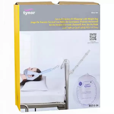 Buy TYNOR Cervical Traction Kit (Sleeping) with Weight Bag, Grey, Universal Size, 1 Set Neck Support at best price in Bangladesh