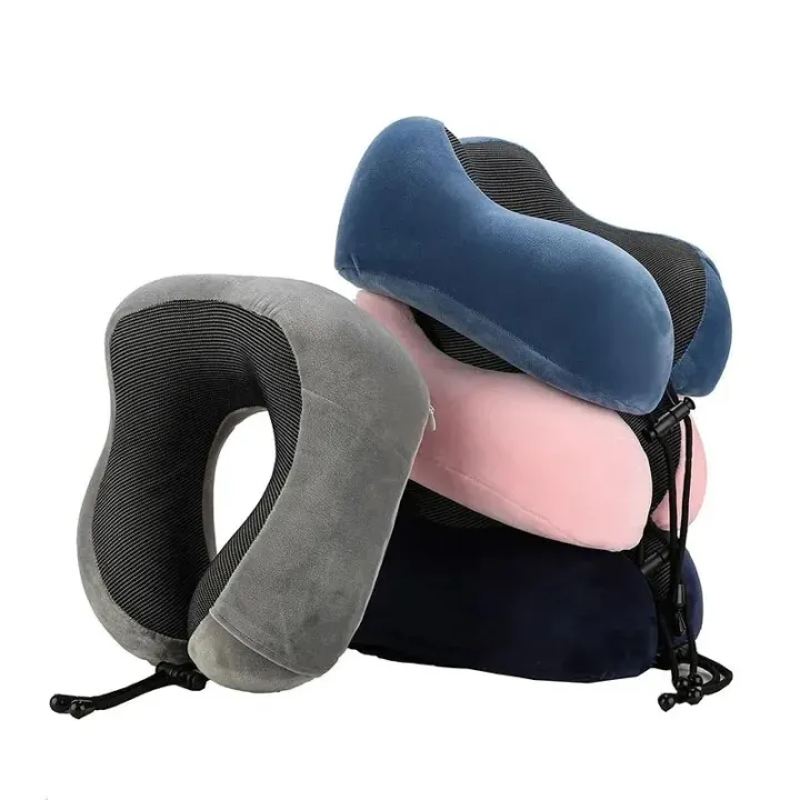 Buy U-shaped memory foam neck pillow, soft travel pillow, massage pillow, sleeping plane pillow, cervical health care bedding Best price in Bangladesh