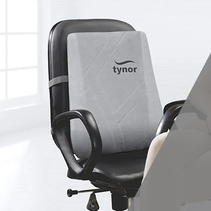 Buy Tynor Back Rest Full, Grey, Universal Size, 1 Unit, Foam, pack of 1 best price in Bangladesh