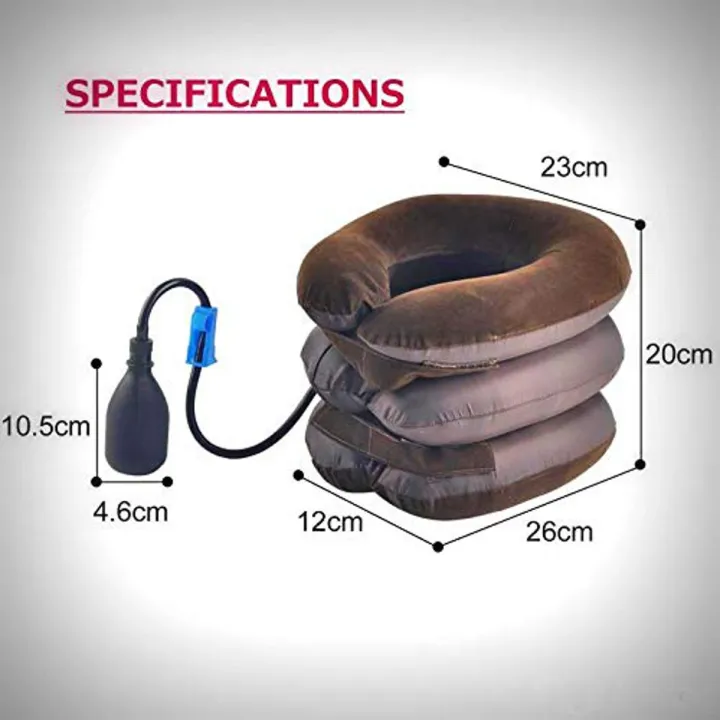 Buy Cervical Neck Traction Device Neck Massager For Pain And Stress Relief Cervical Collar For Neck Pain Inflatable Neck Support Cervical Airbag 3 Layer Massager For Neck Cervical Spine Massager 3 Layer Portable Neck Pillow Online in  at Best Prices in Bangladesh
