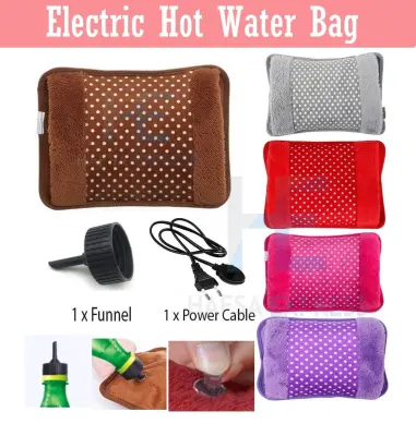 Buy  Electric Velvet Heating Pad/Hot Water/Heat Pouch Bag With Gel For Pain Relief Multicolour - Hot Water Bag Best price in Bangladesh
