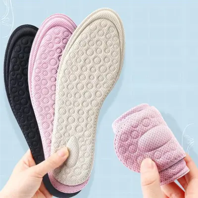 Buy  2Pc EVA Memory Foam Breathable Massage Insoles for Women Shoes Inner Sole Shoe Insert Lift Heel Comfort Heightening Insoles  Best price in Bangladesh