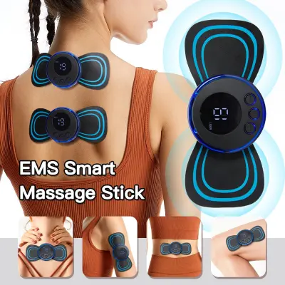 Buy Neck Rechargeable Massager Electric Neck Massage EMS Cervical Vertebra Massage Patch for Muscle Pain Relief,Support   Best price in Bangladesh 