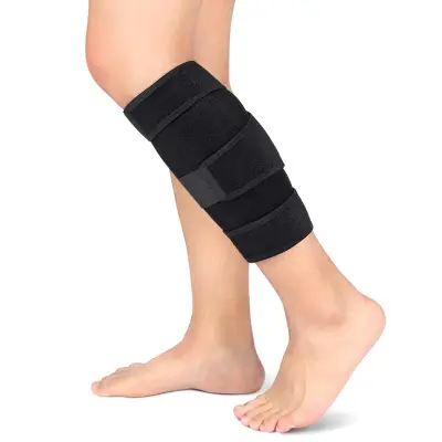 Buy  Calf Brace Adjustable Shin Splint Support Sleeve Leg Compression Wrap for Pulled Calf Muscle Pain Strain Injury, Swelling, Fits Men and Women Best price in Bangladesh