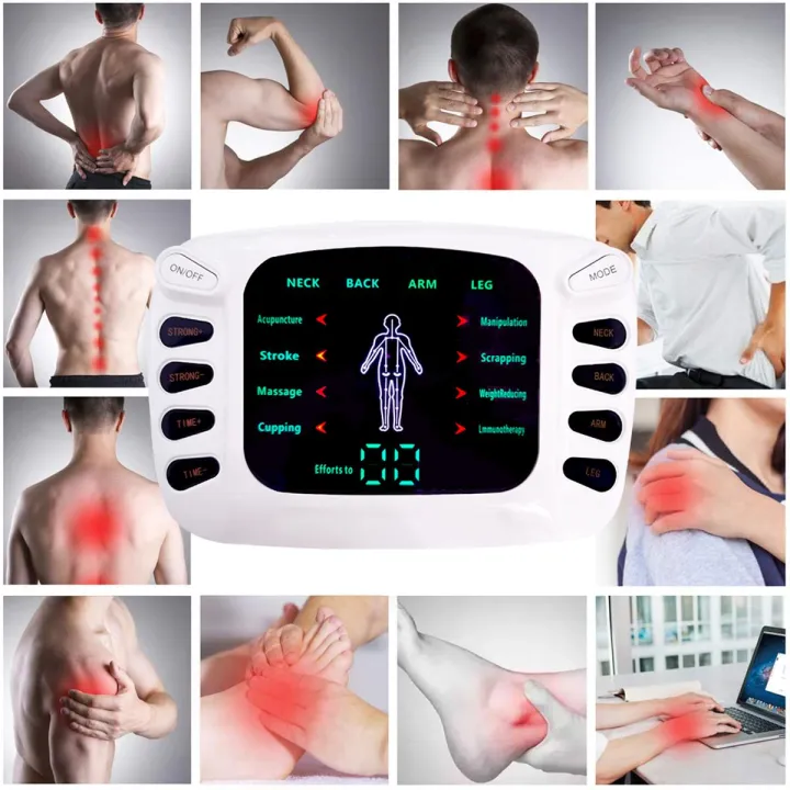 Buy  Ems Massage Tens Machine Physiotherapy Acupuncture Body Muscle Massager Electric Digital Therapy Machine 8 Modes Health Care Online in  at Best Prices in Bangladesh
