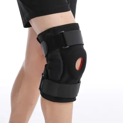 Buy 1Pcs Knee Support Brace Adjustable Open Patella Knee Pad Protector Guard for Gym Workout Sports Arthritis Joint Pain  Best price in Bangladesh