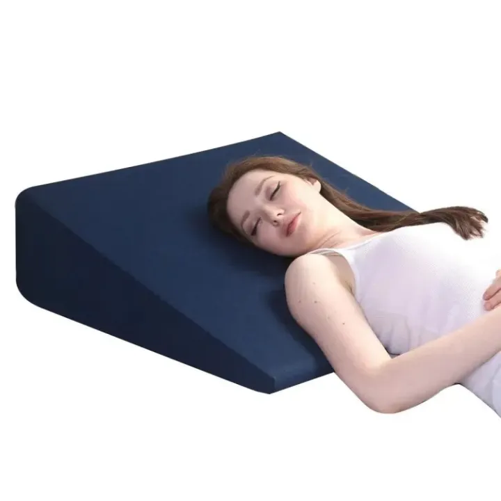 Buy Bed Wedge Pillow for Acid Reflux for Sleeping Medical Grade Sponge Washable at best price in Bangladesh