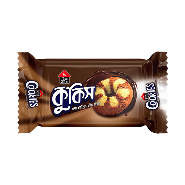 Buy Bisk Club Choco Vanilla Wheel Cookies 45 gm Online at Best Price