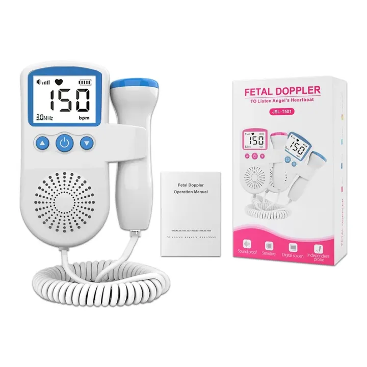Buy portable-fetal-doppler-for-pregnant-woman-heart-rate-monitor best price in Bangladesh 