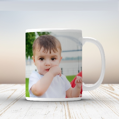 Picture of Personalised Coffee, Tea, Water Mug, Add Photo Tex