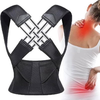 Picture of Premium Adjustable Back Posture Corrector Belt for