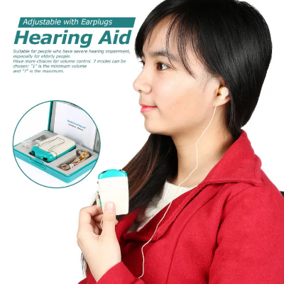 Buy Pocket Hearing Aid Sound Amplifier for Severe Hearing Loss Adjustable Voice Volume with Earplugs Ear Care Hearing Aid Machine  Online in  at Best Prices in Bangladesh