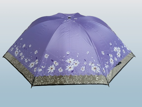 Buy Ladies Fashionable & Elegant Anti UV Sunshade Print Border Lace Umbrella Multicolor at Best Price In Bangladesh