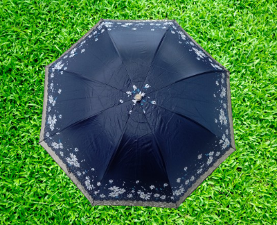 Buy Ladies Fashionable & Elegant Anti UV Sunshade Print Border Lace Umbrella Multicolor at Best Price In Bangladesh