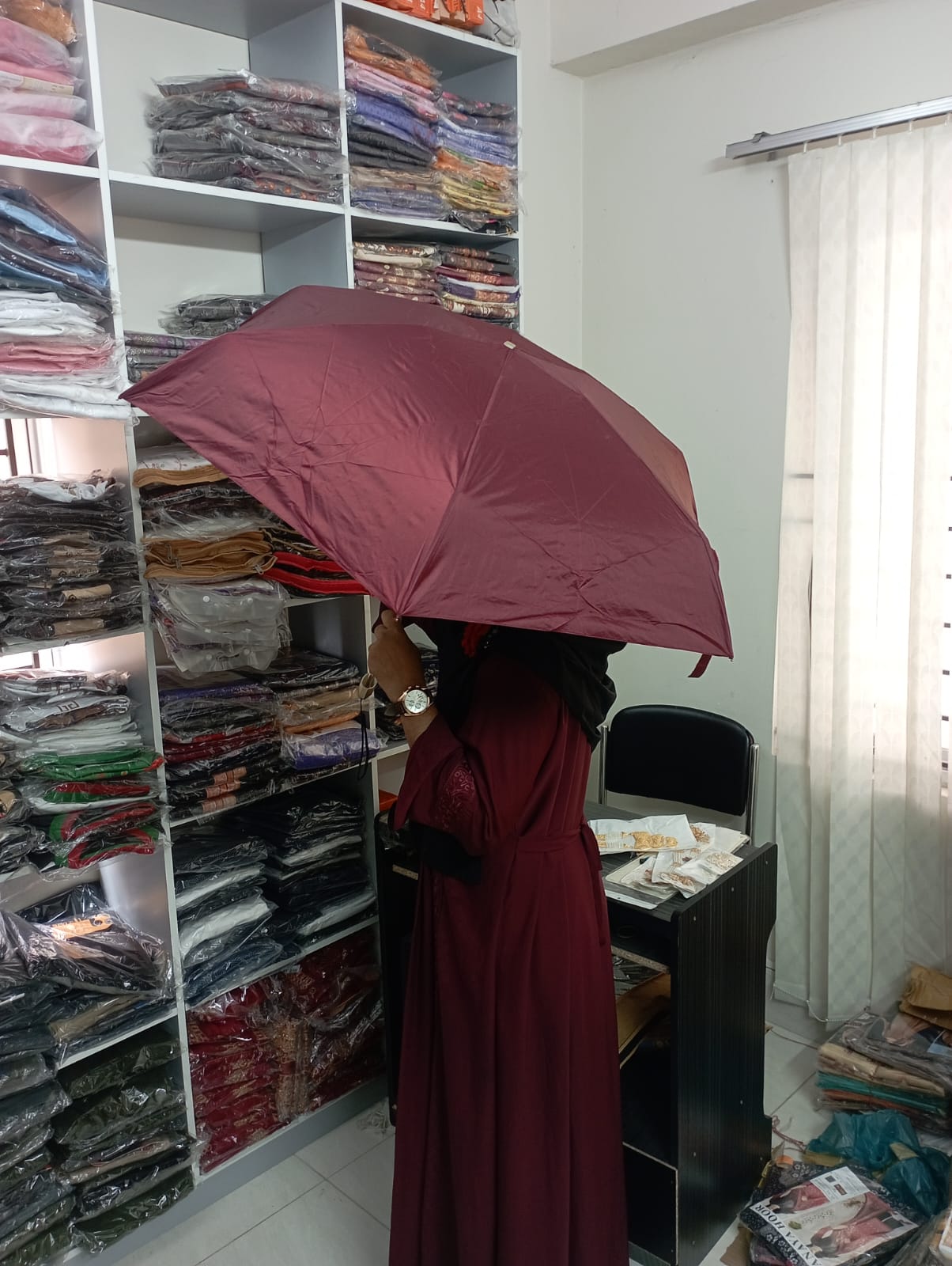 Buy Mini Umbrella Windproof Anti-UV Protection 5 Folding Umbrella at Best Price In Bangladesh