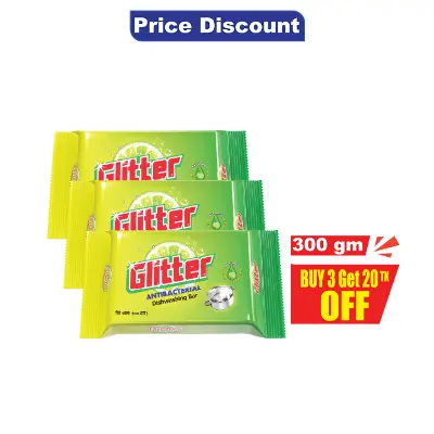 Buy Glitter Dishwashing Bar 300 gm at Best Price in Bangladesh