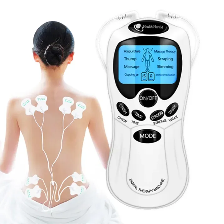 Buy 8 Mode Ems Electric Herald Tens Machine Acupuncture Body Massage Digital Therapy Massager Muscle Stimulator Electrostimulator - Massage Machine  Best price in Bangladesh