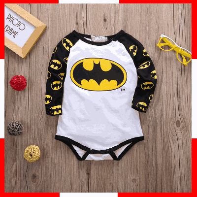 Buy Newborn-2years Baby Rommper Superman/Batman Dress at Best Price in Bangladesh