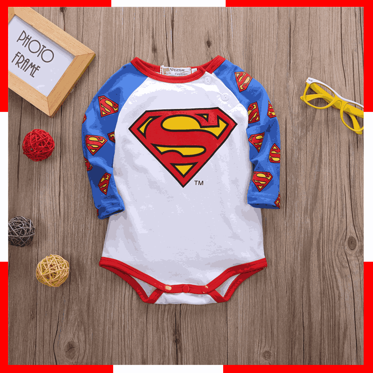 Buy Newborn-2years Baby Rommper Superman/Batman Dress at Best Price in Bangladesh