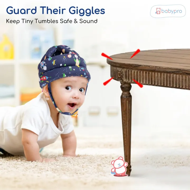 Buy Toddler Walking Safety Helmet Head Protector Adjustable Baby Infant No Bumps Head Protector Cushion Bumper Bonnet Kids Anti-Fall Safety Cap Hat for Walking Crawling Playing, 6-36 M at Best Price in Bangladesh