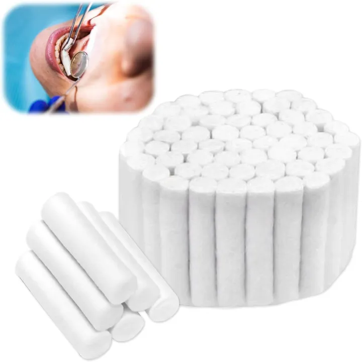 Buy 500PCS Dental Cotton Rolls for Teeth,Highly Absorbent Dental Cotton Rolls Versatile Cotton Wool Roll,Sterile Natural Cotton Nasal Plug for Teeth,Scaling and Root Canals to Absorb Oral Waste,White  at best price in Bangladesh
