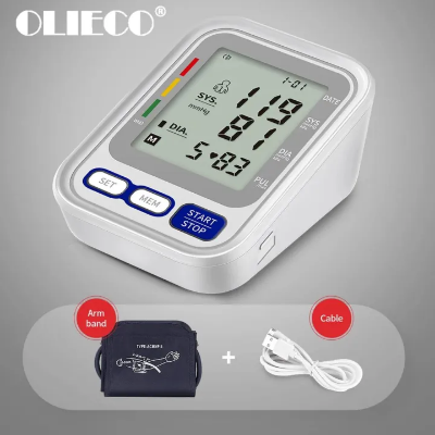  Buy Silvia Upper Arm Blood Pressure Monitor Electric Automatic Tonometer Heart Pulse Rate Monitor at price in Bangladesh