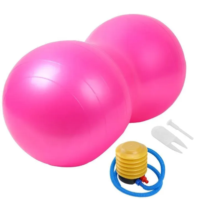 Buy peanut-ball-size-45x90-cm-shaped-swiss-stability-yoga-exercise-balance-ball-for-kids-labor-birthing-physio-therapy-fitness-gym-workout-exercise-ball Best price in Bangladesh 