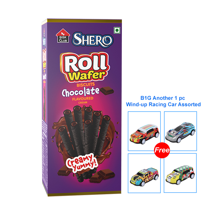 Picture of Shero Premium Roll Wafer Chocolate (10 gm x 10 pcs)