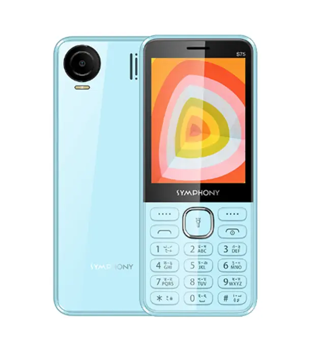 Buy Symphony S75 Feature Phone with 32GB RAM and 32GB ROM, 3.0'' QVGA Display and 2950mAh Li-on Battery at Best Price In Bangladesh