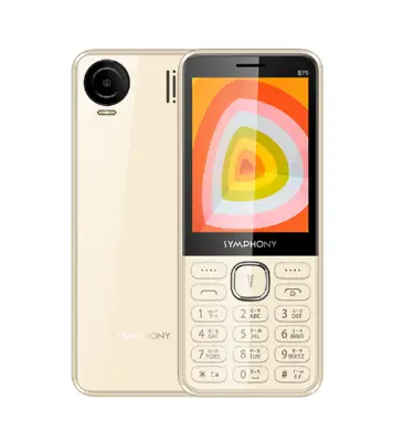 Buy Symphony S75 Feature Phone with 32GB RAM and 32GB ROM, 3.0'' QVGA Display and 2950mAh Li-on Battery at Best Price In Bangladesh